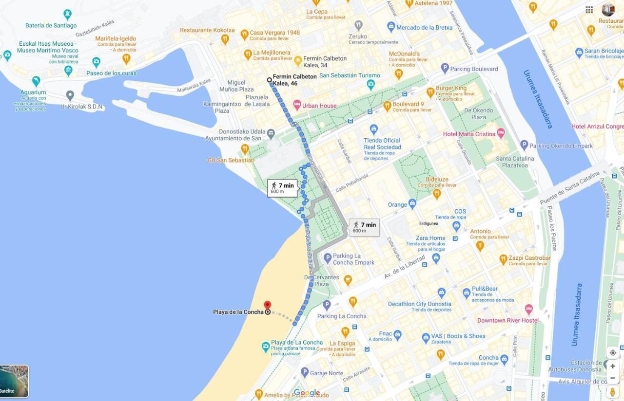 Apartamento Privado En El Corazon De La Parte Vieja 산세바스티안 외부 사진